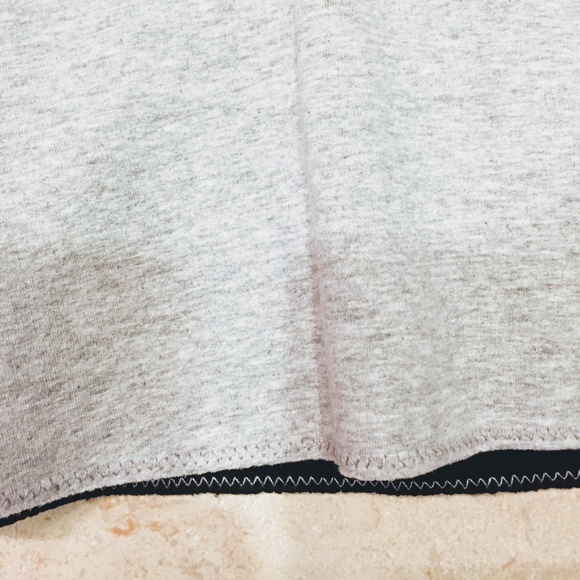 Madewell Bonded Ruffle Mini Skirt in Light Gray, 2 - Picture 5 of 7